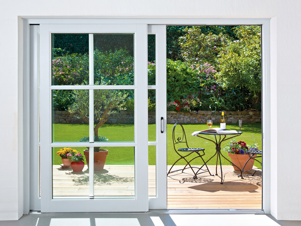 Puerta Corredera de Terraza de PVC - Conexión interior-exterior con vistas panorámicas y máxima eficiencia energética