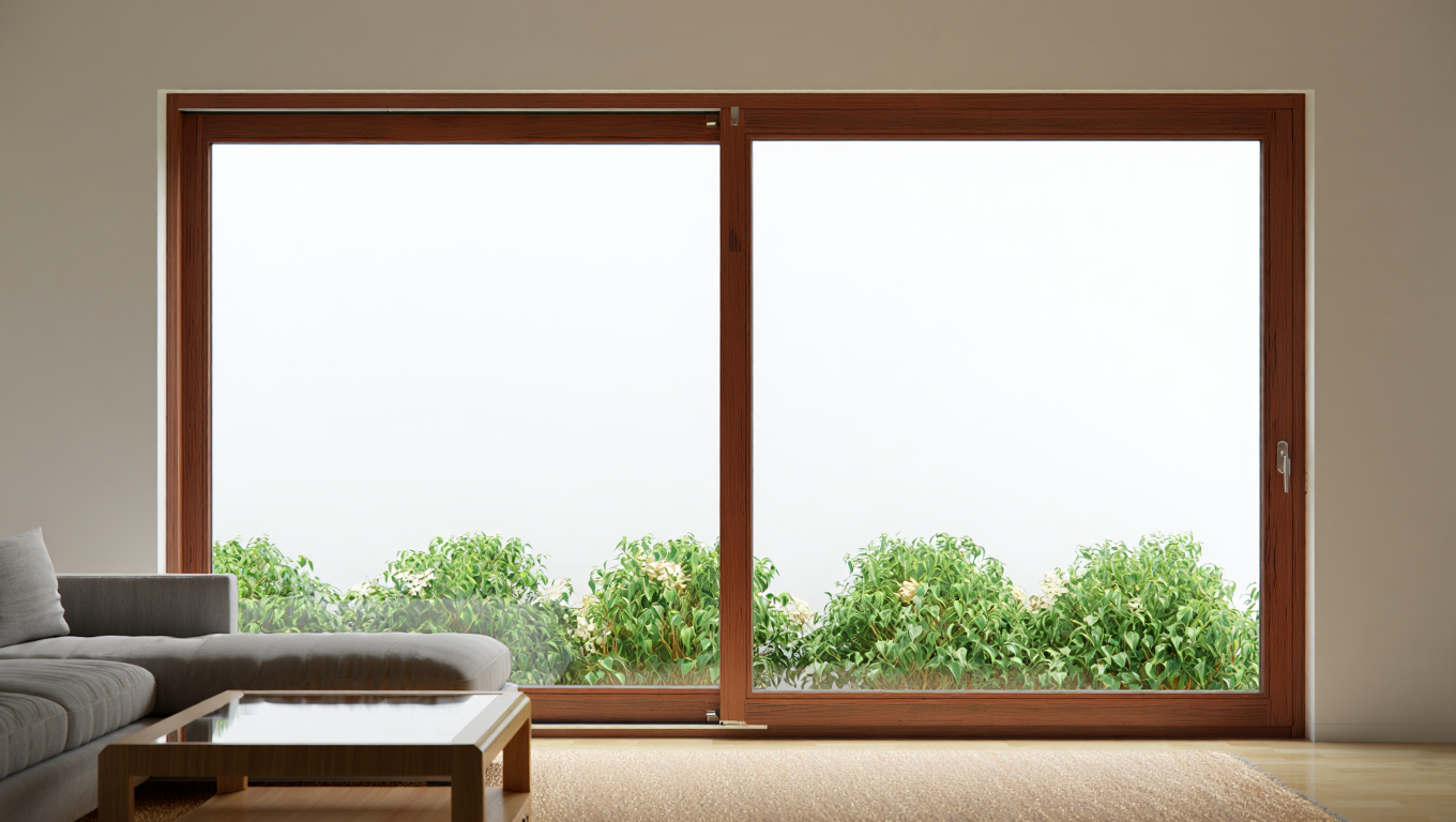 Ventana de PVC Corredera - Ahorro de espacio con deslizamiento horizontal, ideal para terrazas y balcones en Santiago