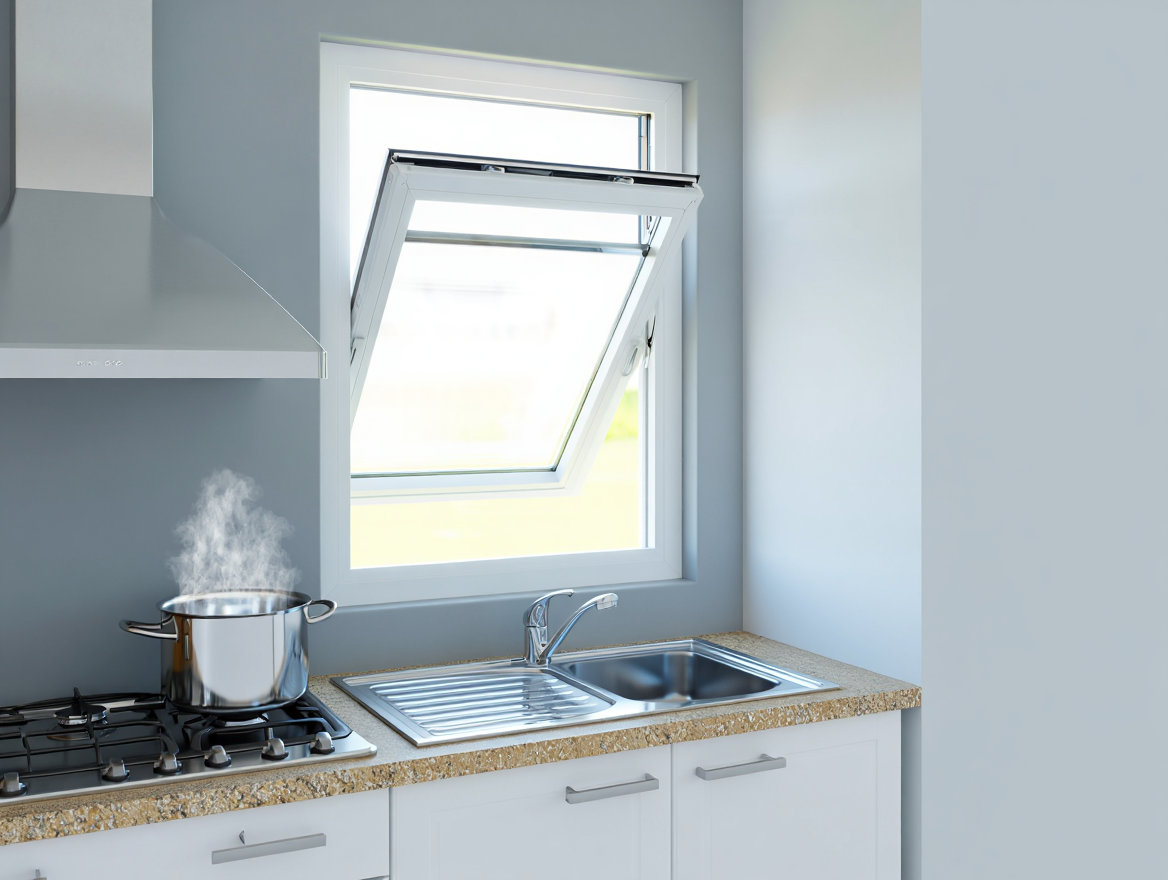 Ventana de PVC Oscilobatiente - Sistema de doble apertura con aislamiento térmico y acústico superior para casas en Chile